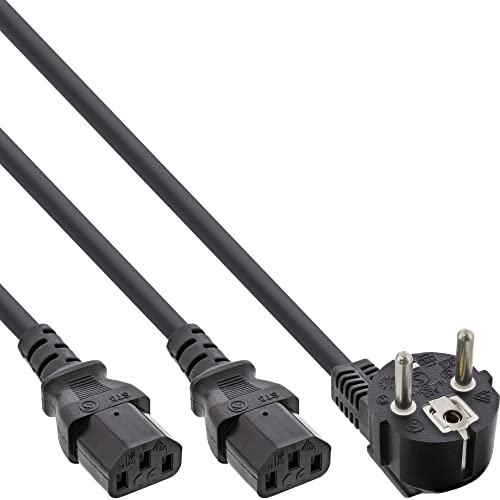 Inline 12231 Cavo Alimentazione Elettrica, Nero