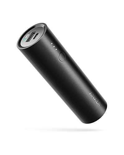 Powerbank Anker Powercore 5000 - Caricabatteria Portatile Da 5000 Mah Ultra Compatta - Batteria Esterna Power Bank Tascabile Per Huawei, Samsung, Ipho