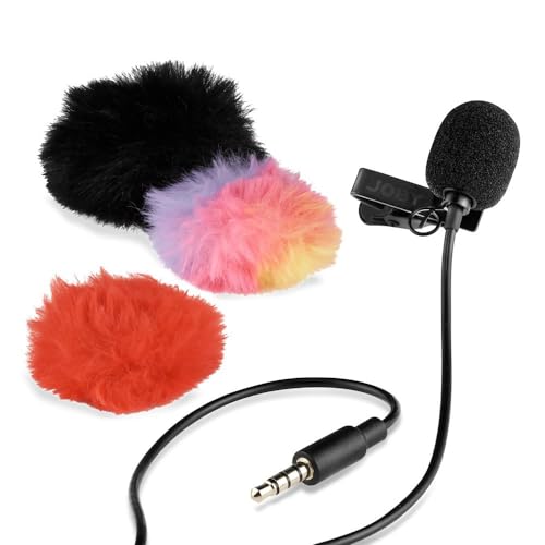 Joby Microfono Wavo Lav Mobile, Microfono Lavalier Con Clip, Microfono Portatile Per Smartphone E Fotocamera, Accessori Audio Per Live Streaming, Vide