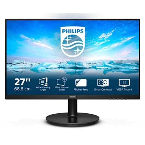 Philips 271V8La - Monitor Fhd Da 27", Adaptivesync (1920 X 1080, 75 Hz, Vga, Hdmi), Nero