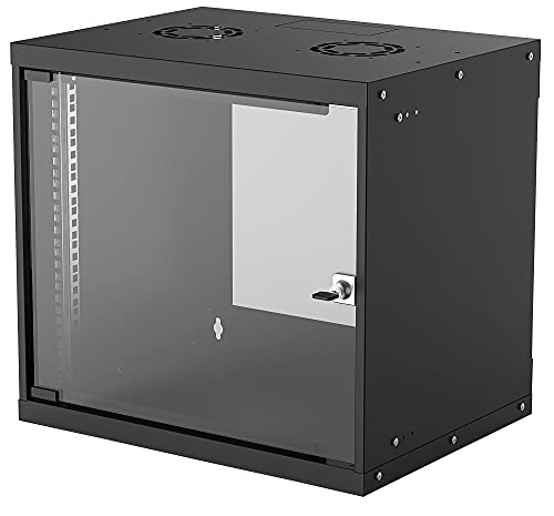 Intellinet 714174 48,26 Cm (19 Pollici) A Muro Basic Line 9 He 487 (H) X 540 (L) X 400 (P) Mm Flat Pack Classe Di Protezione Ip20 Nero