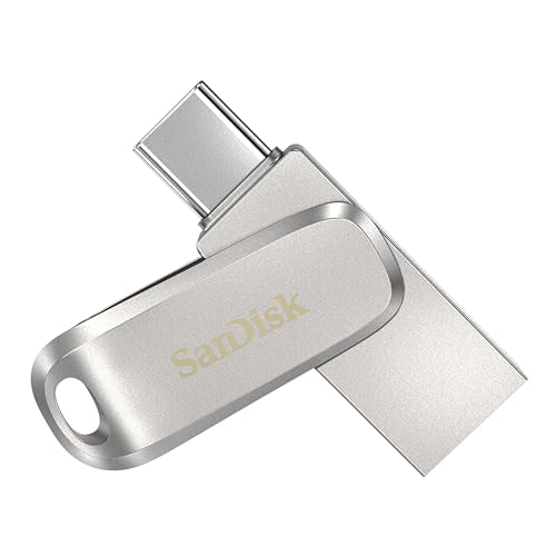 Sandisk Ultra 32Gb Dual Drive Luxe Type-C 150Mb/S Usb 3.1 Gen 1, Silver