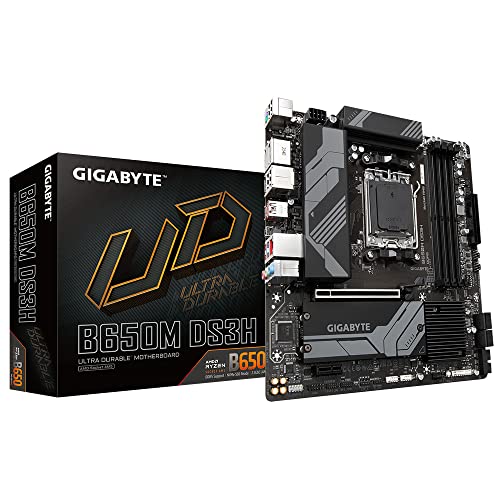 Gigabyte B650M Ds3H Motherboard Amd B650 Socket Am5 Micro Atx