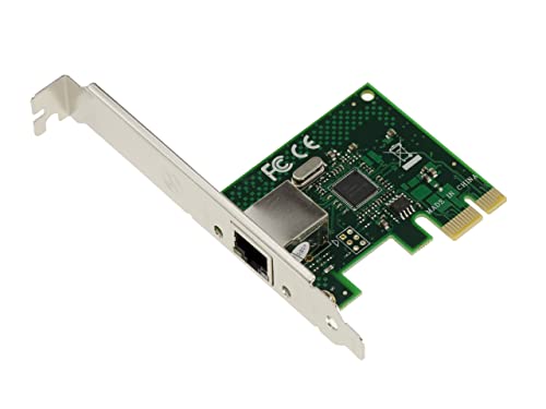 Kalea-Informatique Scheda Controller Di Rete Pcie Gigabit Con Chipset Intel I210At. Con Funzione Pxe Wol, Staffe Low E High Profile.