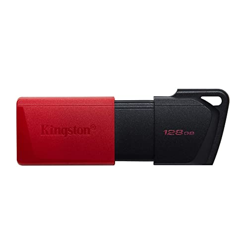 Kingston Datatraveler Exodia M Pendrive Usb 3.2 Gen 1 Dtxm/128Gb - Con Cappuccio Removibile (Nero + Rosso)