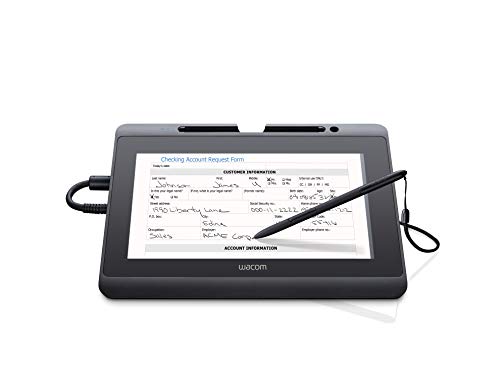 Wacom Signature Set Dth-1152 Display Touch 10.1" 1920X1080 Con Penna Per Firma Grafometrica E Software Signpro Pdf