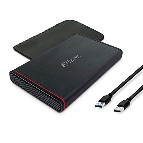 Fantec 225U3-6G Case Per Dischi Rigidi Esterni Sata I/Ii/Iii Da 6,35Cm (2,5") O Ssd, Supporta Sata Iii 6G, Usb 3.0 Superspeed, Alloggiamento In Allumi