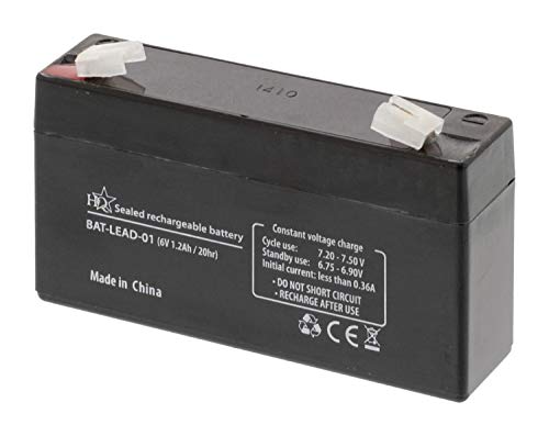 Batteria Al Piombo Hq (6 V, 1,2 Ah)