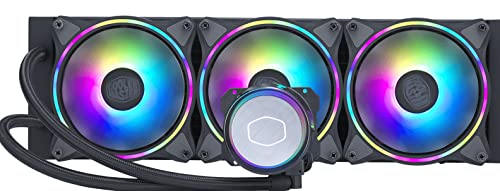 Cooler Master Masterliquid Ml360 Illusion Cpu Liquid Cooler, Dissipatore Ad Acqua Aio, Nero