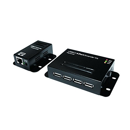 Logilink, Ua0252, Extender Usb 2.0, Cat. 5, Fino A 50 M Con 1 Porta, Poe, Nero