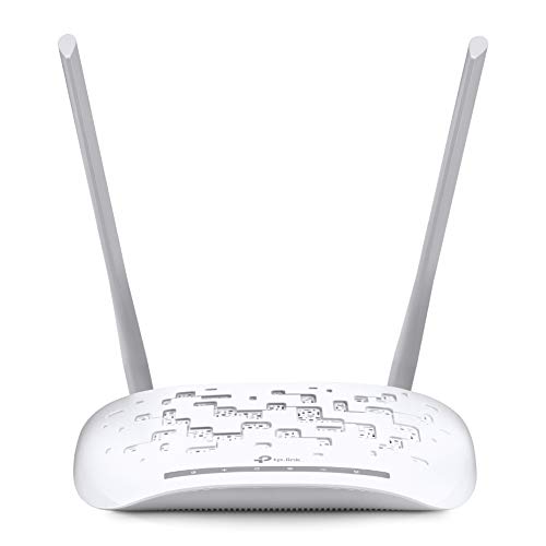 Tp-Link Router Wifi Vdsl/Adsl Td-W9970 (300 Mbit/S (2,4 Ghz), Porte Usb Per Ftp E Server Multimediali, Incluso Splitter Vdsl, Allegato A, Adatto Per A