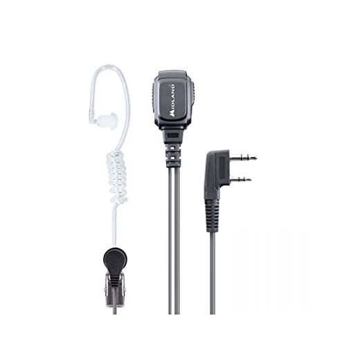 Midland Ma31-Lk Pro Microfono Con Auricolare Pneumatico Presa 2 Pin Kenwood