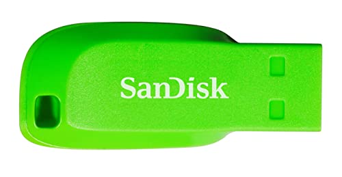 Sandisk Sdcz50C-032G-B35Ge 32 Gb Cruzer Blade Usb 2.0 Flash Drive - Electric Green