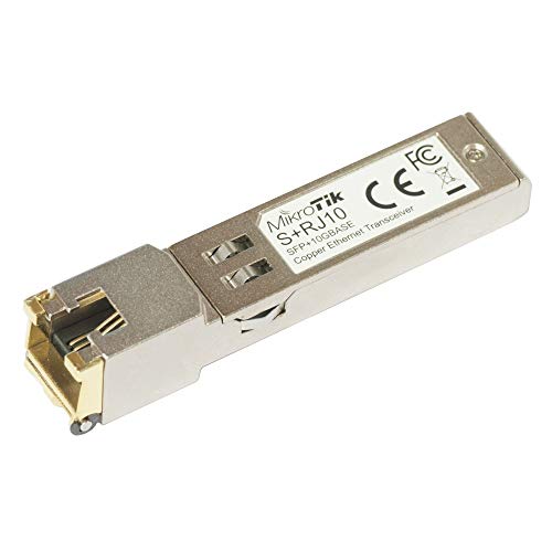 Mikrotik - Modulo Di Trasmettitore Di Rete S+Rj10 10000 Mbit/S, Sfp+, Metallico, 1 Unità