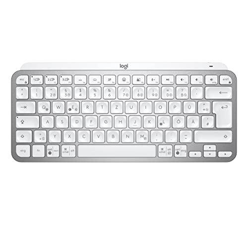 Logitech Bluetooth Mxkeys Mini Wrls Illuminato Kb Grigio Pale - Deu - Centrale