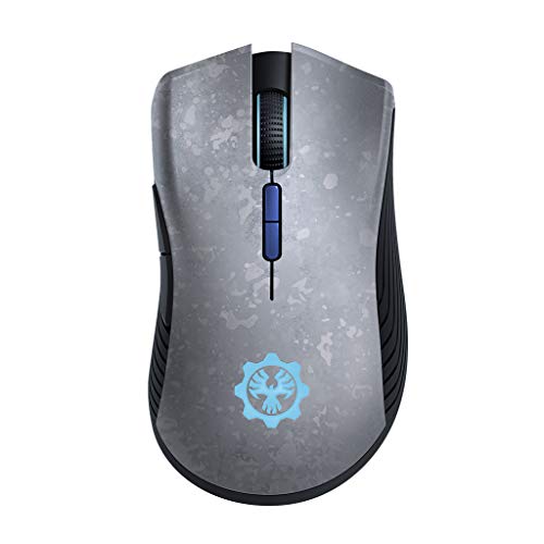 Razer Mamba Wireless Edizione Gears Of War 5 Usb Gaming Mouse Per Pc Che Offre Fino A 50 Ore Di Gameplay, Senza Fili, Sensore Ottico 5G, 7 Tasti Progr