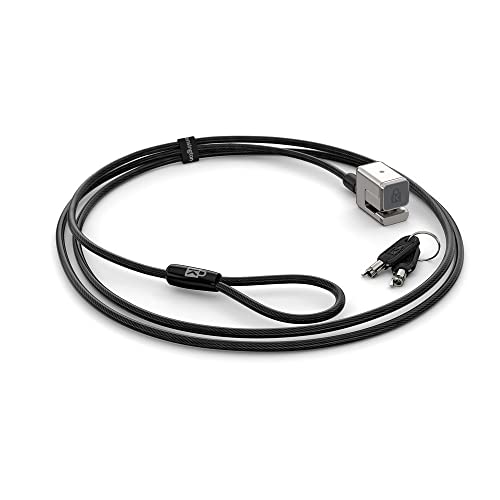Kensington Lucchetto Con Chiave E Cavo Di Sicurezza In Acciaio Al Carbonio Da 1,8 M Per Laptop E Tablet Microsoft Surface Pro 8, 7+, 7, 6, 5 E 4 E Sur