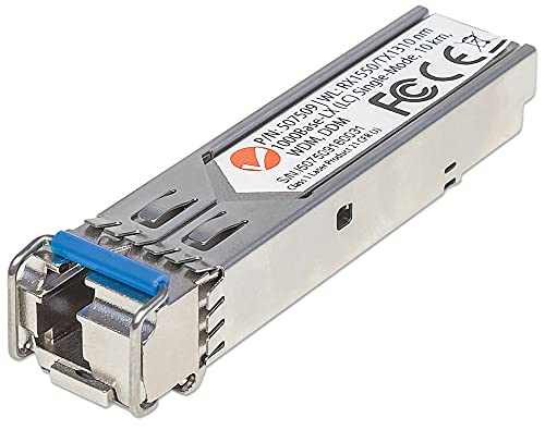 Intellinet 507509 Transceiver Gigabit Wdm Bi-Direzionale Sfp Modulo Fibra Ottica