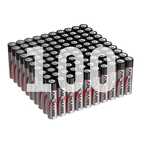 Batterie Ansmann Aaa 100 Pezzi - Micropile Alcaline Ideali Per Luci Fiabesche, Torce A Led, Giocattoli, Telecomandi, Stazioni Meteorologiche, Radio, L