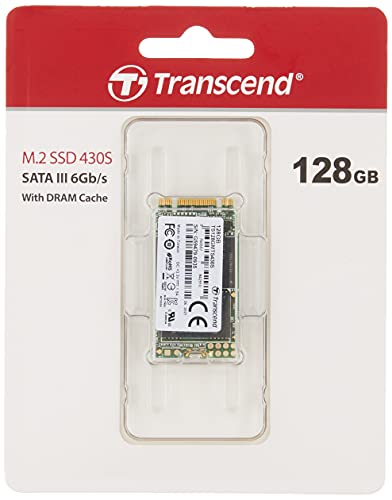 Transcend Ts128Gmts430S Unità A Stato Solido Interna 128 Gb, Sata Iii 6 Gb/S, 42 Mm, M.2 Ssd 430S