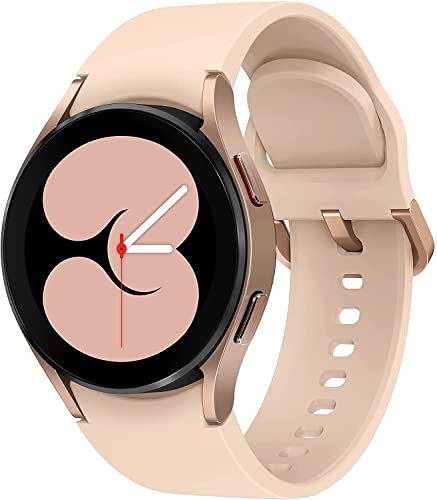 Samsung Galaxy Watch4 40Mm Orologio Smartwatch, Monitoraggio Salute, Fitness Tracker, Batteria Lunga Durata, Bluetooth, 2021, Oro Rosa
