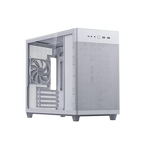 Asus Prime Ap201 Tg, Case Micro-Atx, 33 Litri, Pannelli Tool-Free, Mesh Quasi Filtrante, Supporto Per Dissipatori Da 360 Mm, Compatibile Con Schede Gr