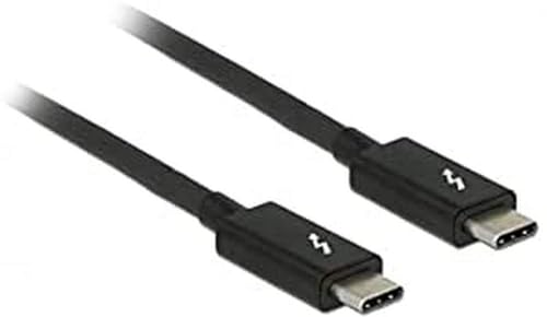 Delock Connettore Per Cavo Usb Thunderbolt ™ 3 (20 Gb/S)> Connettore Passivo 1,0 M 5 A Nero