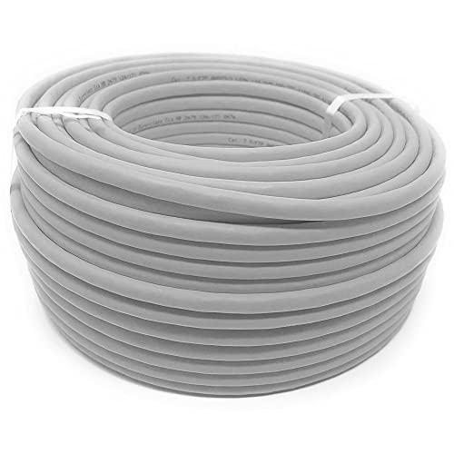 Techly Itp-C6A-Fls100 S/Ftp (S-Stp) Grigio 100M Cat6A Cavo Di Rete