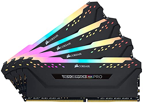 Corsair Vengeance Rgb Pro 64 Gb (4 X 16 Gb) Ddr4 3200 (Pc4-25600) C16, Nero
