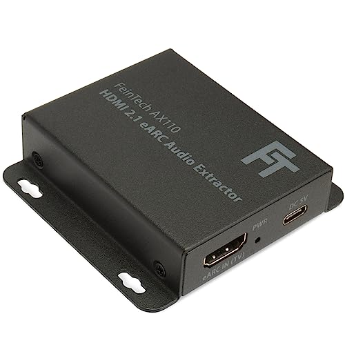 Feintech Ax110 Hdmi 2.1 Earc Audio Extractor Convertitore Per Tv Con Hdmi Earc