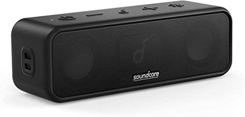 Soundcore 3 Cassa Bluetooth Portatile Con Suono Stereo, Ipx7, 24H, Partycast, Bassup, Eq Personalizzata - Per La Casa, L'Esterno E La Spiaggia