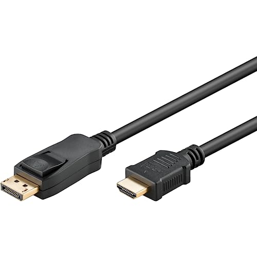 Goobay 64848 - Cavo Displayport 2.0 A Hdmi 2.1 8K @ 60Hz / Cavo Di Collegamento Dp A Hdmi/Cavo Ad Alta Velocità 4K @ 144Hz / 5M