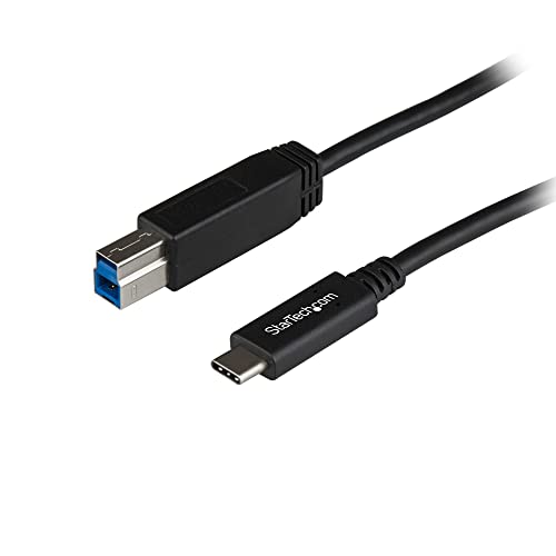 Startech.Com Cavo Usb-B A Usb-C Usb 3.1, 1M, Cavo Stampante Usb Tipo-C, 10Gbps, (Usb31Cb1M)