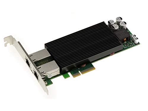 Kalea-Informatique Scheda Di Rete Con 2 Porte Gigabit Ethernet Rj45 Su Slot Pcie X4. Alimentazione Tramite Ethernet Poe+ 30W Con Chipset Intel Jl82576