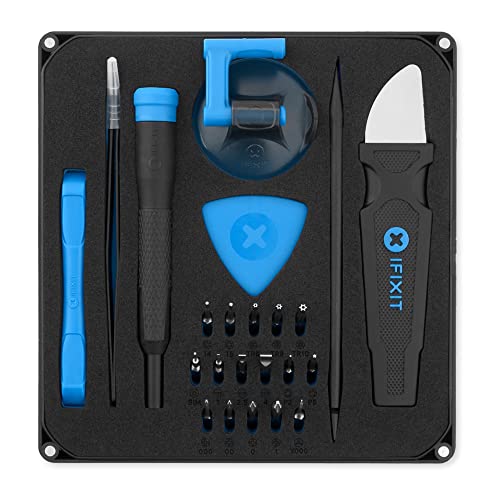 Ifixit Essential Electronics Toolkit, Starter Set Di Riparazione, 16 Punte Di Precisione (4 Mm), Cacciavite E Strumenti Di Apertura Per Smartphone