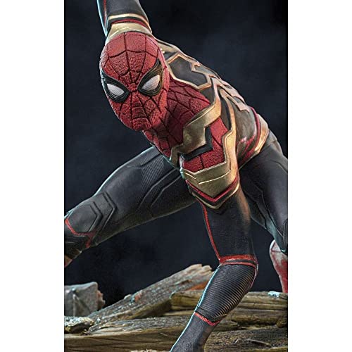 Iron Studios Spider-Man No Way Home-Figura In Scala 1/10 Peter #1, Colore Black, Zt-D40810B-10P
