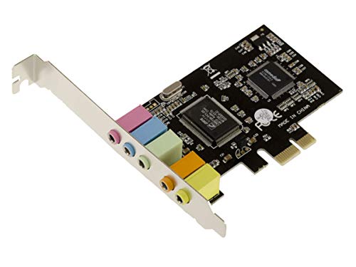 Kalea-Informatique Scheda Audio Pci Express 5.1 Channel Sound Con Chipset Cmedia Cmi8738/Pci-Sx E Asm1083 - Pcie X1, Alto E Basso Profilo