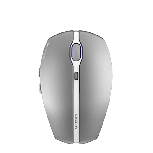 Cherry Gentix Bt, Mouse Bluetooth Senza Fili, Funzione Multi-Device Per Un Massimo Di 3 Dispositivi Finali, Risoluzione Commutabile (1000/2000 Dpi), 7
