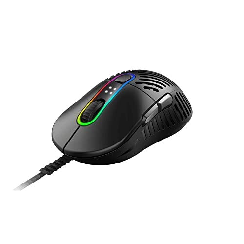 Mountain Mouse Da Gaming Rgb Leggero Makalu 67 Con Design In Torace Brevettato Unico, Sensore Pixart Paw3370 E Piedi 100% Ptfe