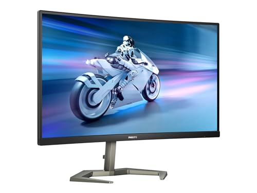Philips Evnia Gaming Monitor Curvo 27M1C5200W/00 27" Va Full Hd 1920 X 1080, 240 Hz, 0.5 Ms, Low Input Lag, 2 Hdmi E Display Port, Regolazioni Ergonom