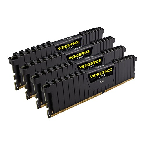 Corsair Vengeance Lpx Memorie Per Desktop A Elevate Prestazioni, 64 Gb (4 X 16 Gb), Ddr4, 2400 Mhz, C14 Xmp 2.0, Rosso, 288-Pin Dimm