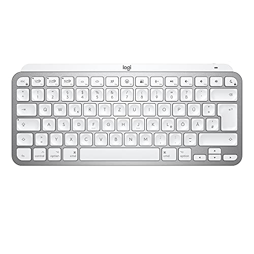 Logitech Mxkeys Mini F. Mac Wrls Illum. Grigio Pale - Deu - Centrale