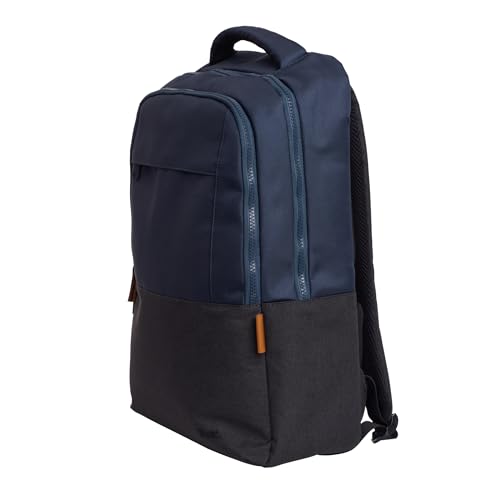 Trust Lisboa Zaino Per Laptop 16", Zaino Porta Pc 23 Litri Con Cinghia Per Trolley, Realizzato In Plastica Riciclata, Zaino Uomo Donna Viaggio Univers
