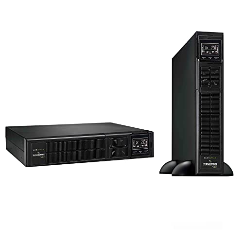 Tecnoware Ups Evo Dsp Plus 3600 Gruppo Di Continuità - Tecnologia On Line, Installazione Rack E Tower - 8 Uscite Iec - Autonomia Fino A 40 Min - Poten