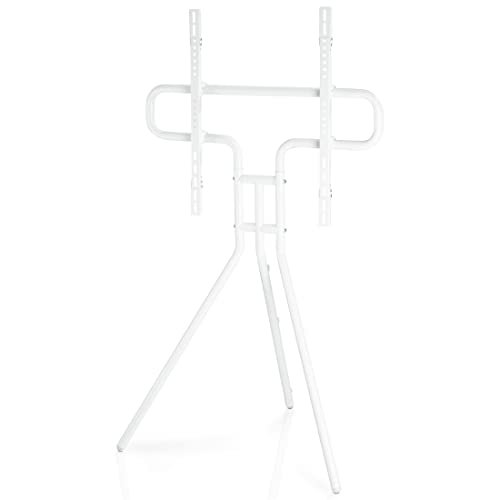 Hama - Supporto Per Lcd Da Terra “Easel Design”, Vesa 600 X 400, Bianco, 40 Kg (37" - 75")