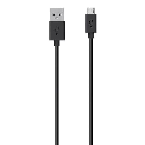 Belkin F2Cu012Bt3M-Blk Cavo Di Ricarica E Sincronizzazione Micro-Usb Antigroviglio, 3 M, Nero