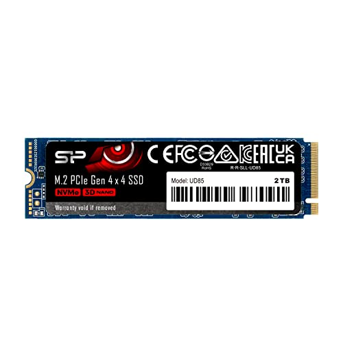 Silicon Power Ssd Ud85 2000 Gb. Ssd Form Factor M.2 2280. Ssd Interface Pcie Gen4X4. Write Speed 2800 Mb/S. Read Speed 3600 Mb/S