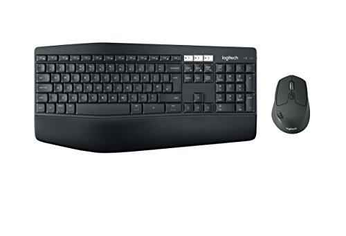 Logitech Mk850 Kit Tastiera E Mouse, Layout Scandinavo Qwerty, Nero