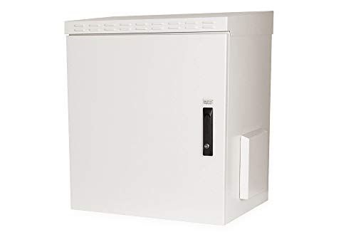 Digitus Armadio Di Rete Per Esterni - Rack Da 19 Pollici - 12U - Montaggio A Parete - Profondità 450 Mm - Carico Massimo 100 Kg - Grigio