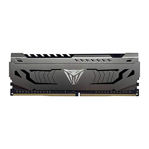 Patriot Viper Steel Ram Ddr4 3600 Mhz 8Gb (1X8Gb) C18 Memoria Gaming Xmp 2.0 Grigio